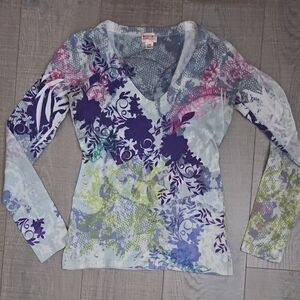 Multicolor Floral Long Sleeve Top